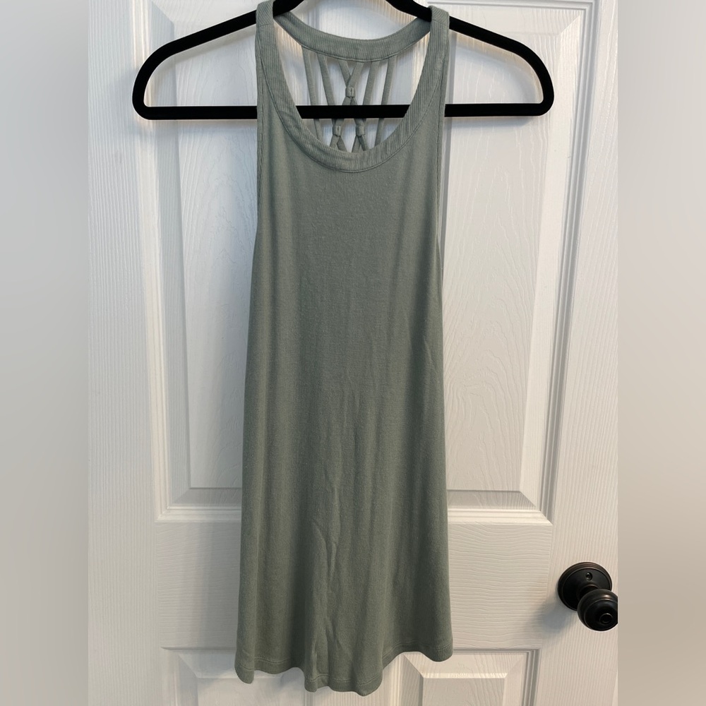 Mahina Sage Green Racerback Tank